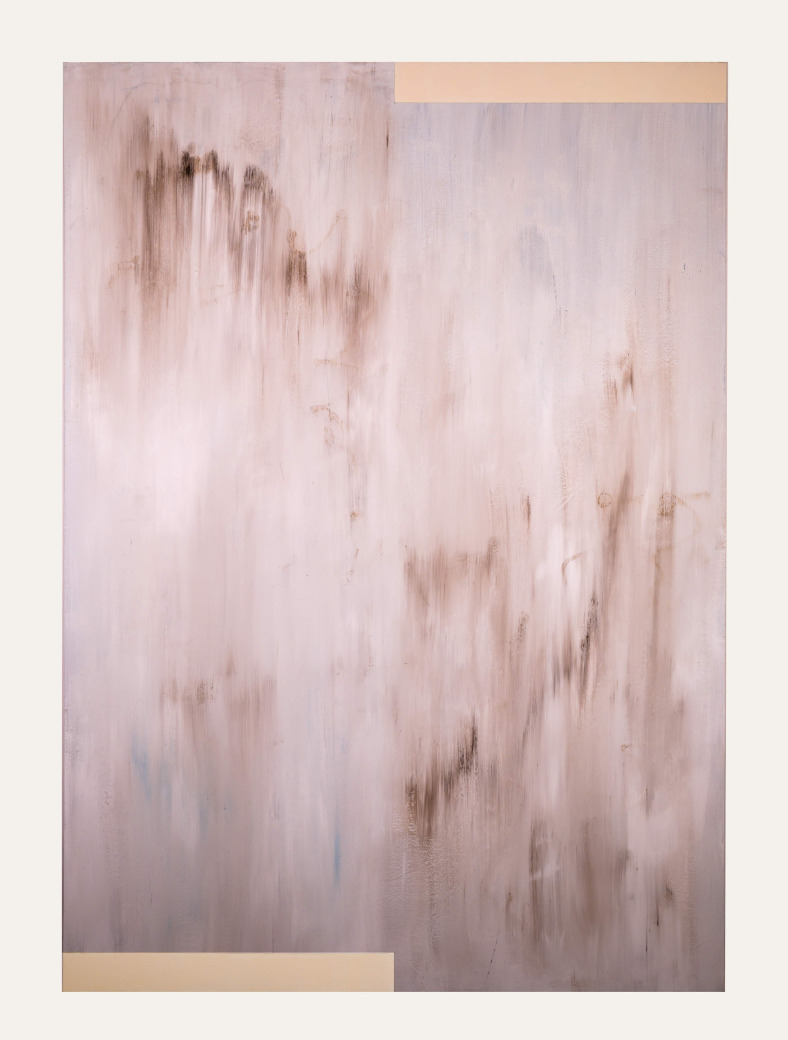 Diurnal, acrylic, aerosol and enamel on canvas, 235 × 165 cm, 2011